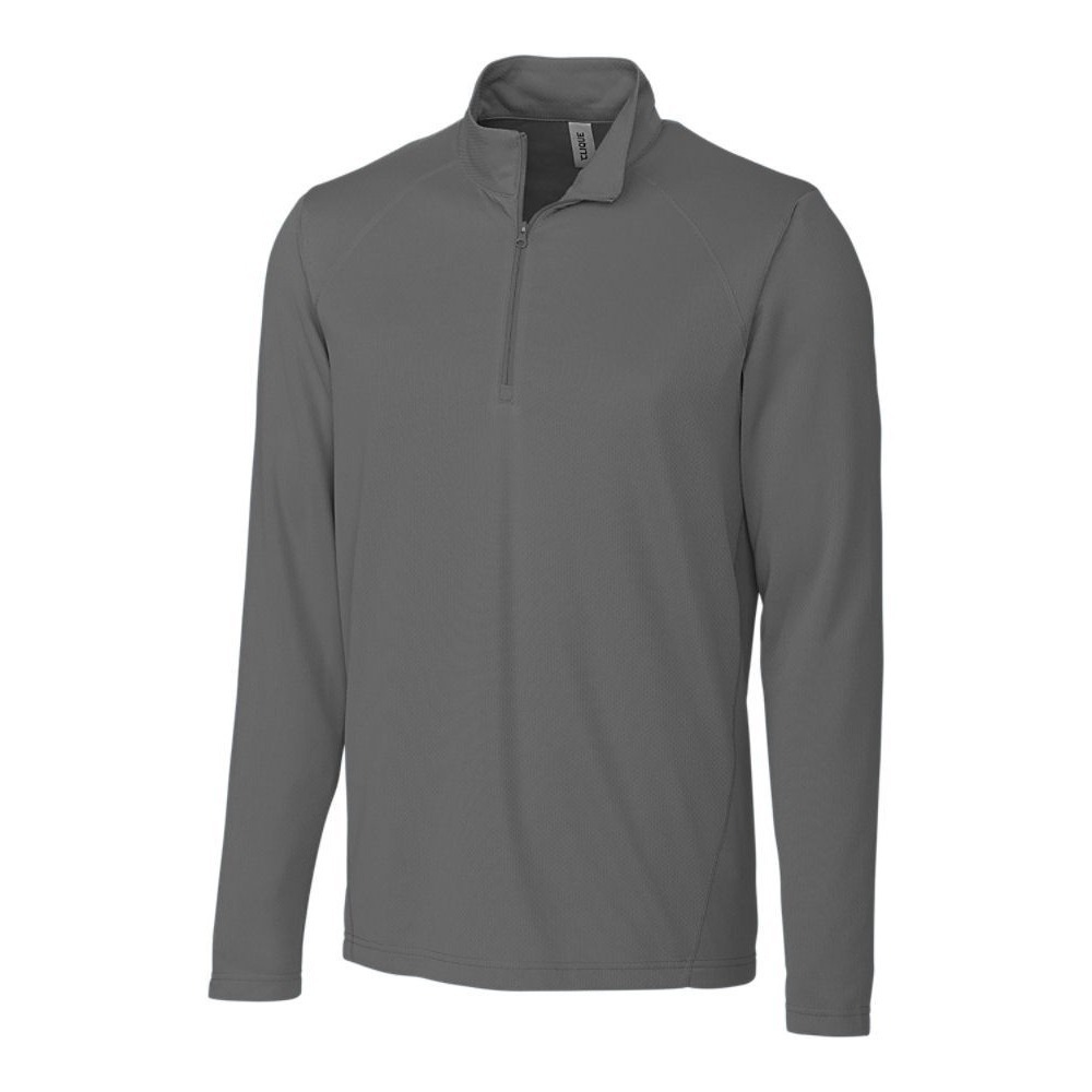 Clique by Cutter & Buck Ice Pique Men's Half Zip Tech Pullover - Titan - Small